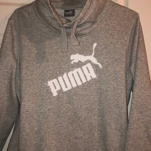 Puma gray sweater athletic wear